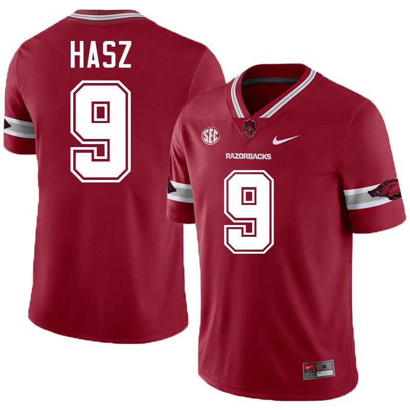 Luke Hasz Arkansas Jersey,Arkansas Razorbacks #9 Luke Hasz Jersey Youth College-Alternate